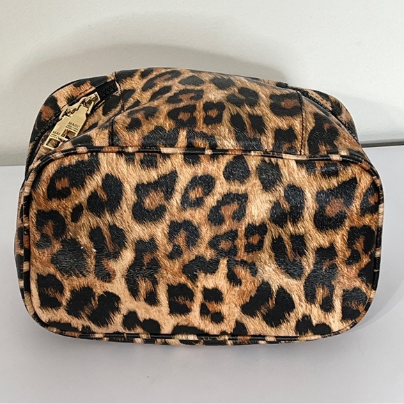 Marc New York Andrew Marc Leopard Cosmetic Toiletry Bag - Picture 9 of 10